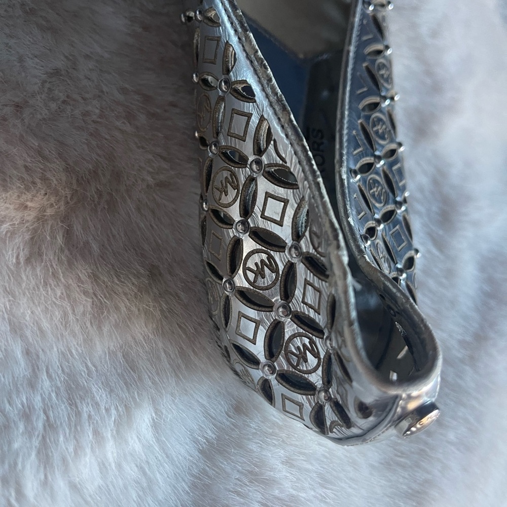 Michael Kors Silver Patterned Flats - image 8